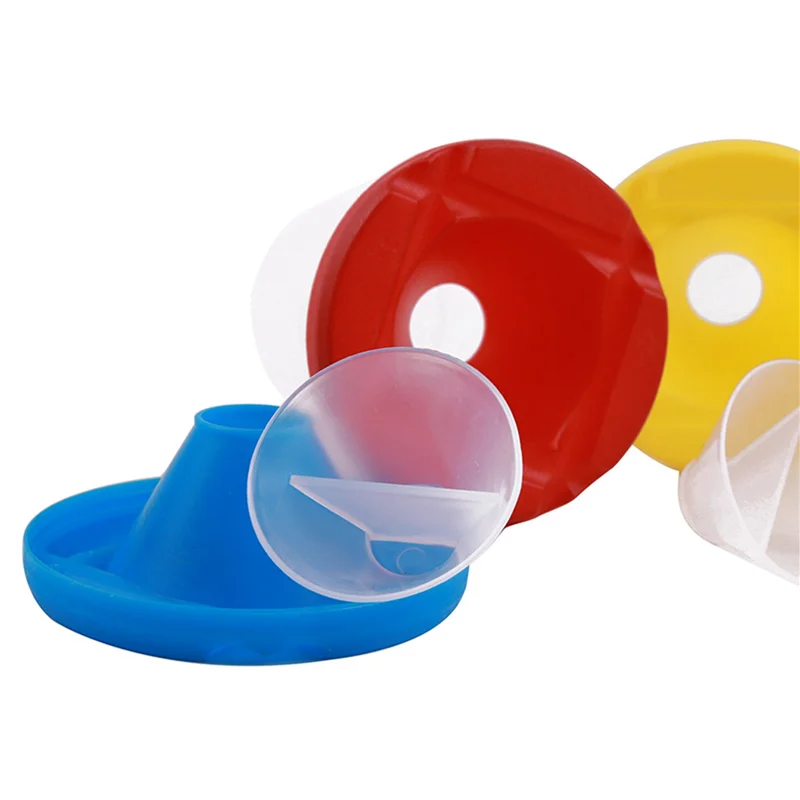 ABBG-18 قطعة مجموعة أكواب طلاء بدون انسكاب مع فرش طلاء ولوحة صينية طلاء، أكواب طلاء مع أغطية للرسم الفني للأطفال #3