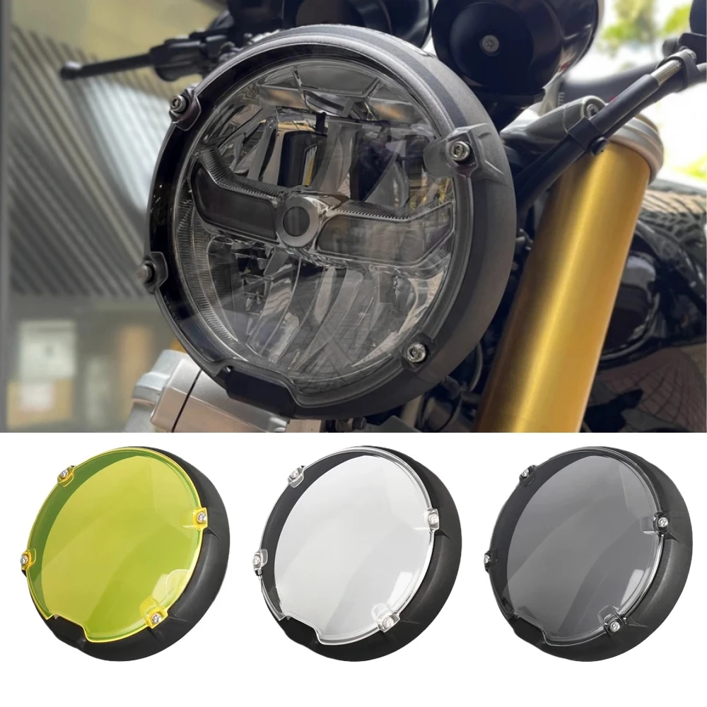 

For BMW R18 Classic 2020-2025 R12 R Nine T RnineT Urban Racer Pure Scrambler Headlight Protector Head Lights Grille Guard Cover
