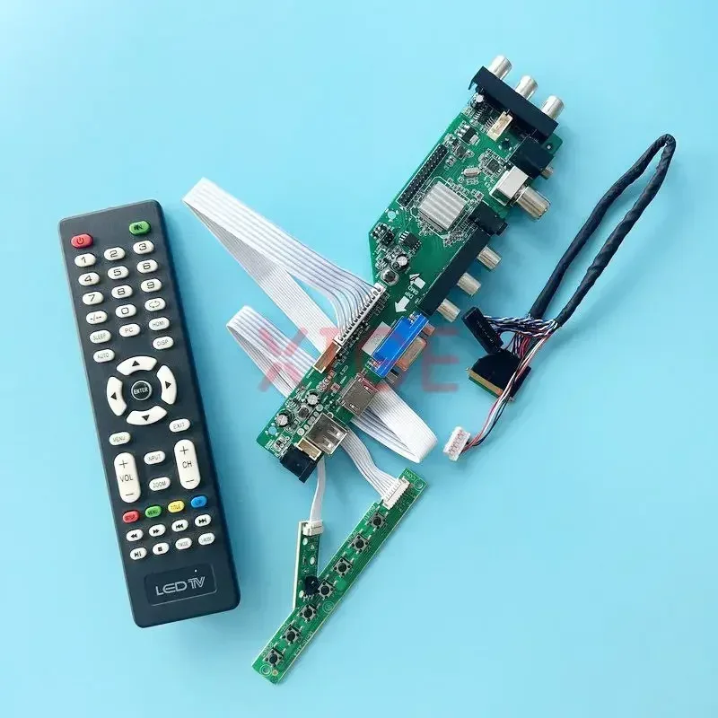 DIY Kit Controller Driver Board For CLAA156WA11A CLAA156WA15A Laptop Screen DVB-T/C LVDS 40 Pin USB/DHMI/VGA/AV 15.6