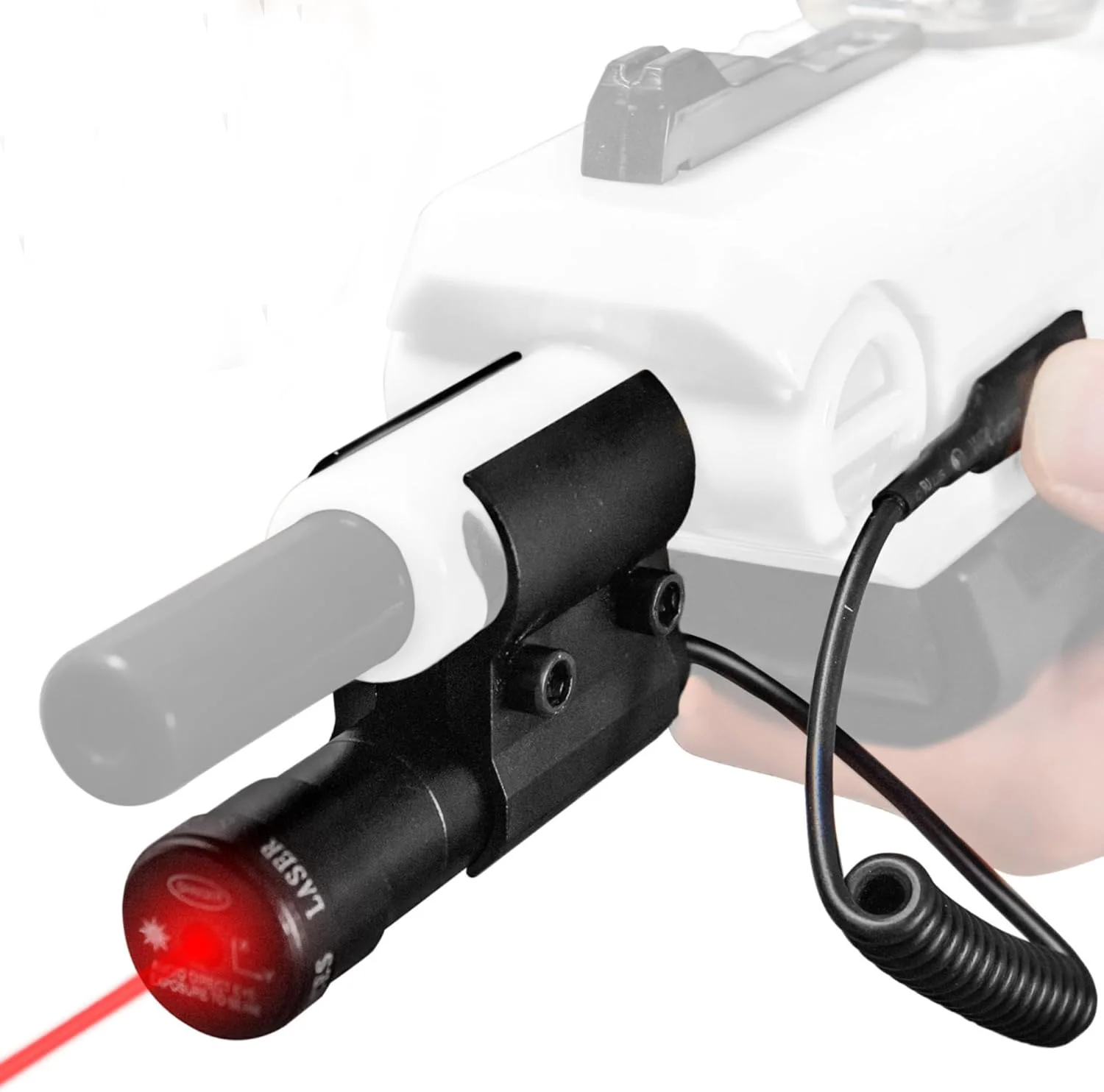 

Red laser sight for bug insect Sun gun rifle shotgun laser sight with Mount and battery