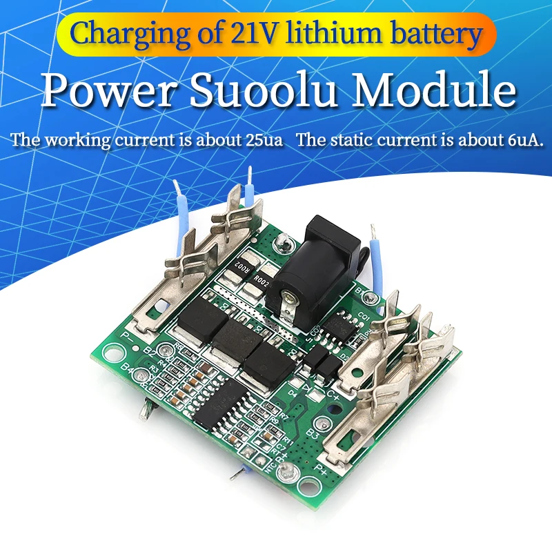 5S of 21V Makita style Li-battery Protection Board with Temperature protection Universal tool protection Board