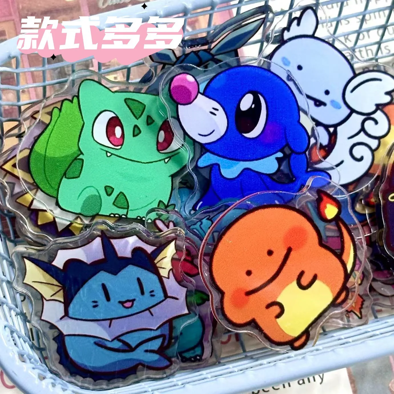 50/100 Pieces of 1/2cm Mini Cartoon Acrylic Sheets for DIY Crafts Used for Fridge Magnets Phone Case Accessories and Anime - view 5