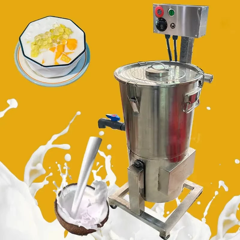 Commercial coconut milk press, fresh coconut meat and fruit bean grinder, electric movement
