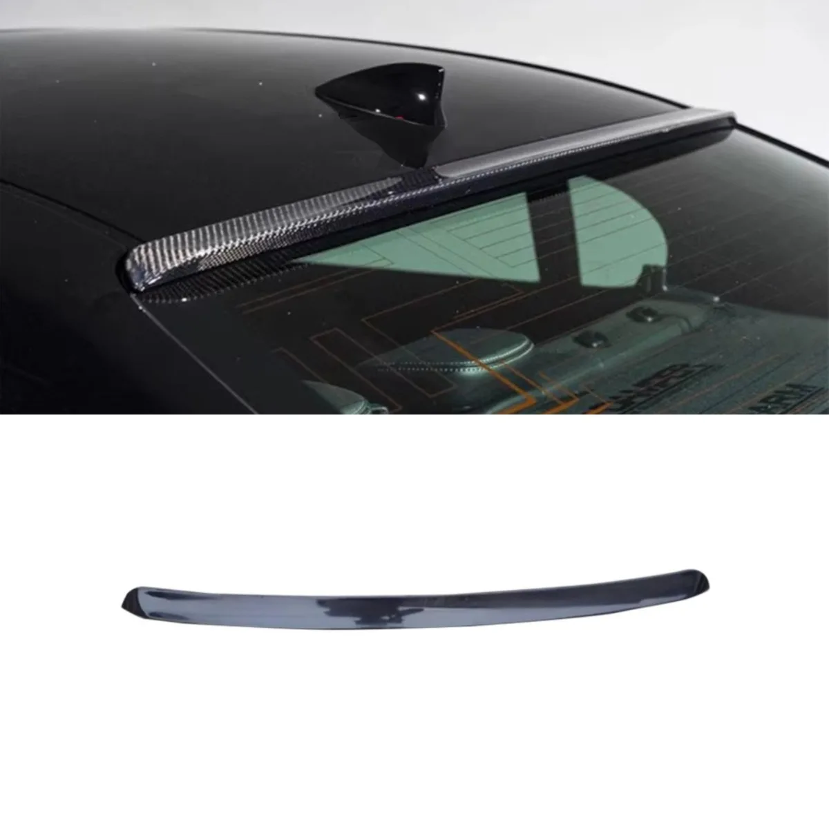 

Real Carbon Fiber Look Car Rear Trunk Spoiler Wing Spoiler For Lexus GS GS200t GS300 2010-2017 Body Kit Car Accessories