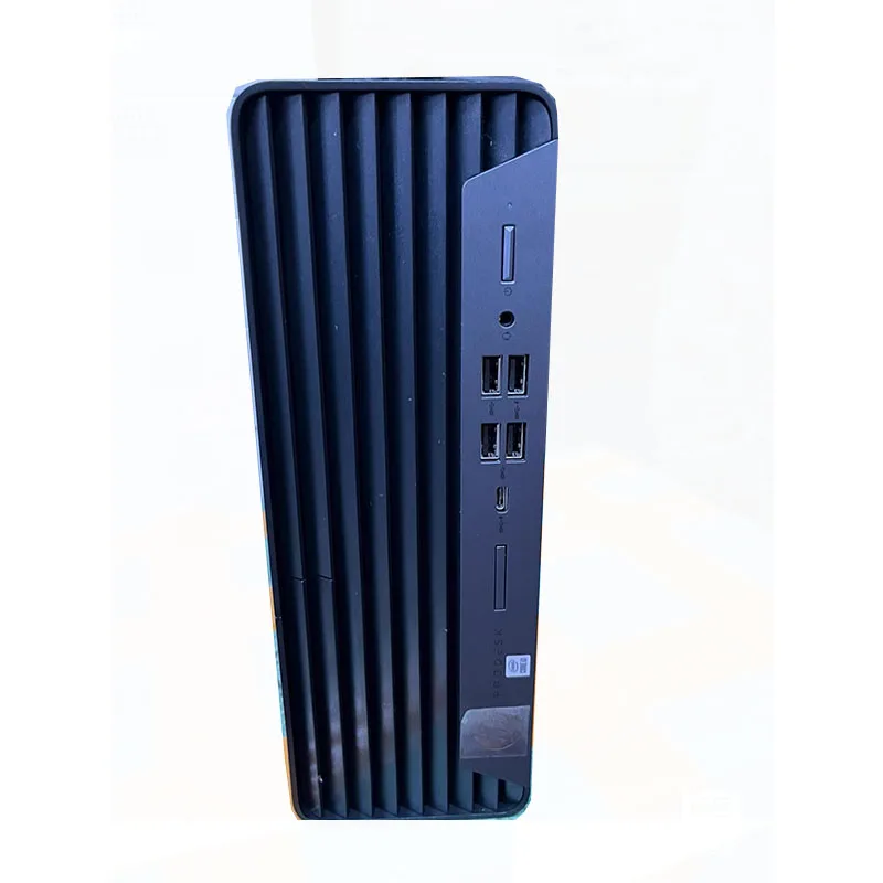 Pannello di copertura anteriore sostitutivo usato + manicotto di copertura superiore del sistema Chasis per HP Prodesk 600 G6 Colore nero