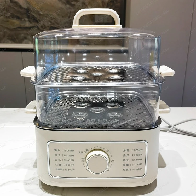 

Многофункциональная электрическая пароварка объемом 10,8 л, бытовая двухслойная пароварка из нержавеющей стали с горячим горшком