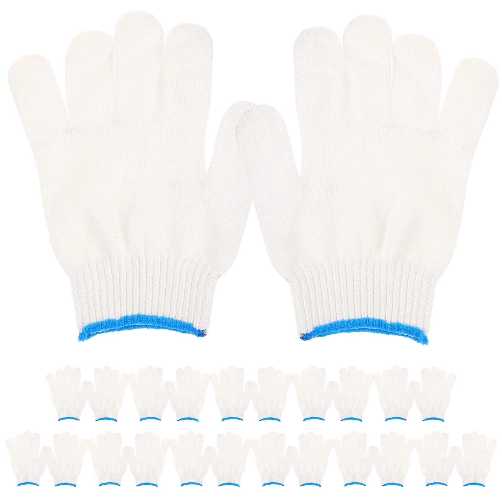 

12 Pairs Cotton 900g XL Garden Protective Protective Wear resistant Gauze Work Work Gloves Garden Carrying Gloves