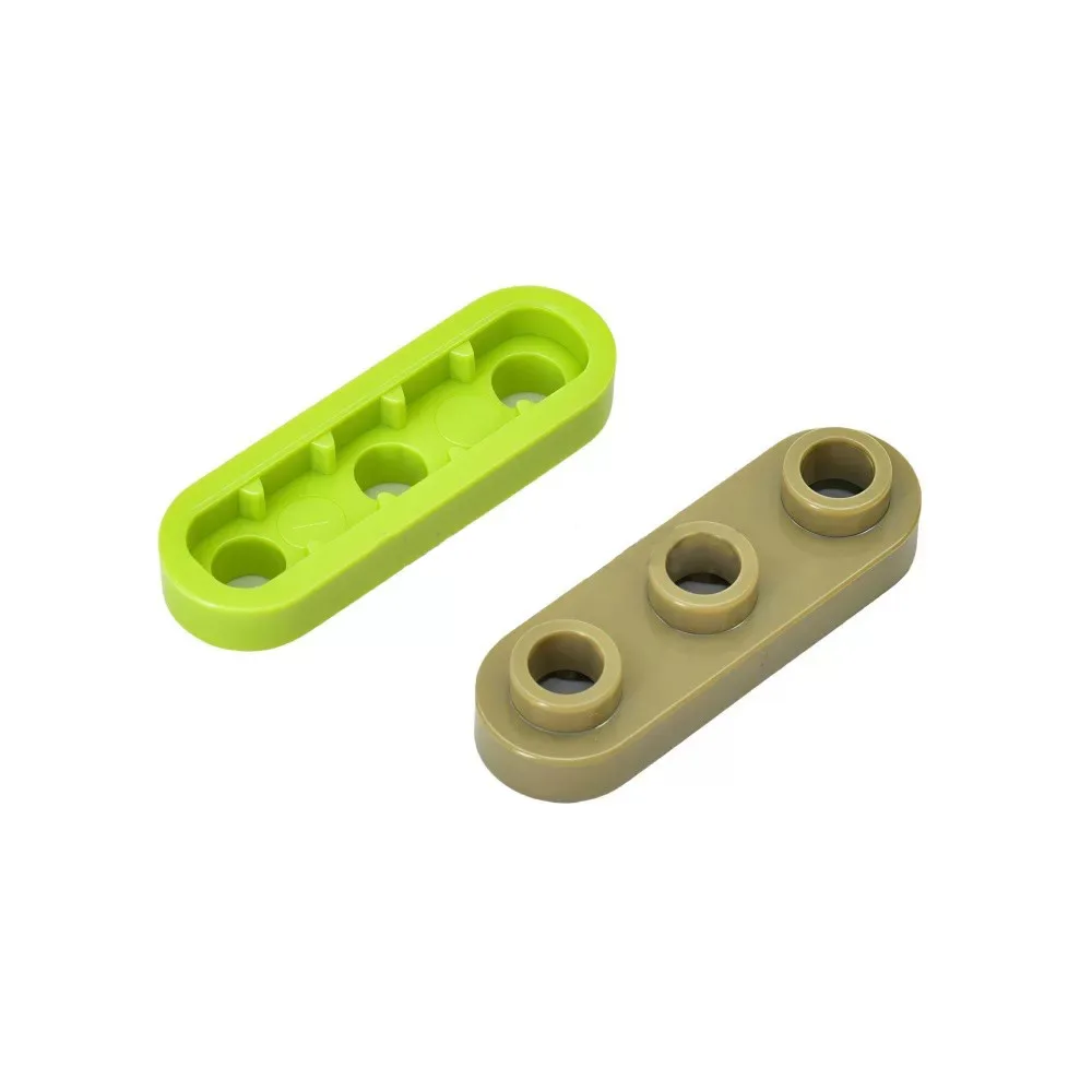 [100Pcs] [50g] MOC 77850  1x3 with Rounded Corner Perforated Plate and  Parts