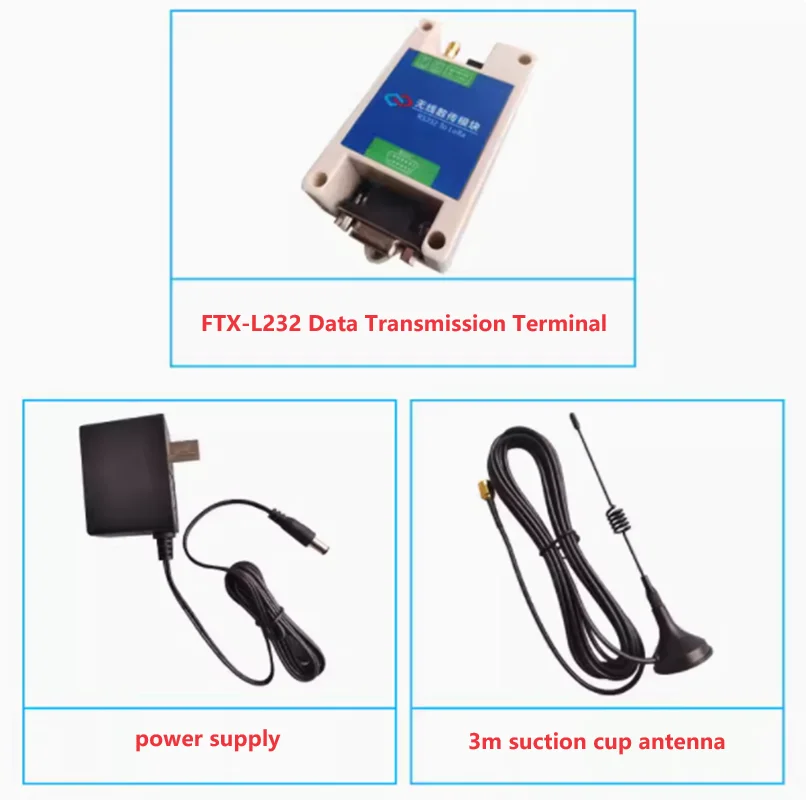 Lora433m รับส่งข้อมูลแบบไร้สายโมดูลวิทยุ RS485พอร์ตอนุกรมแบบไร้สายตัวรับส่งสัญญาณโปร่งใสการสื่อสารระยะไกล