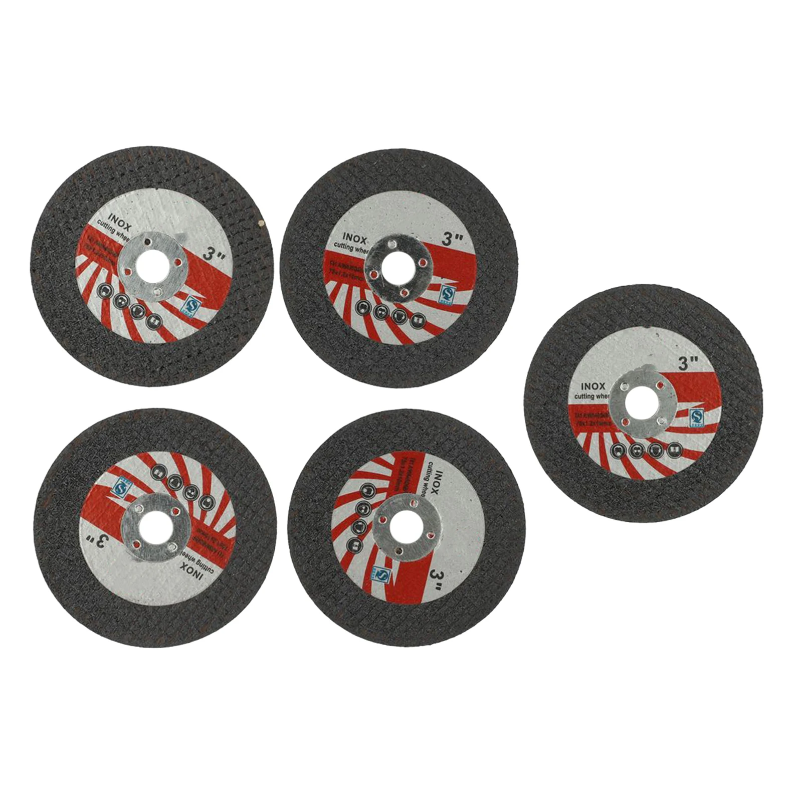 5pcs 75mm Cutting Disc Resin Saw Blade Abrasive Grinding Wheel Wood Metal Saw Blade For Angle Grinder Rotary Tool Accessories