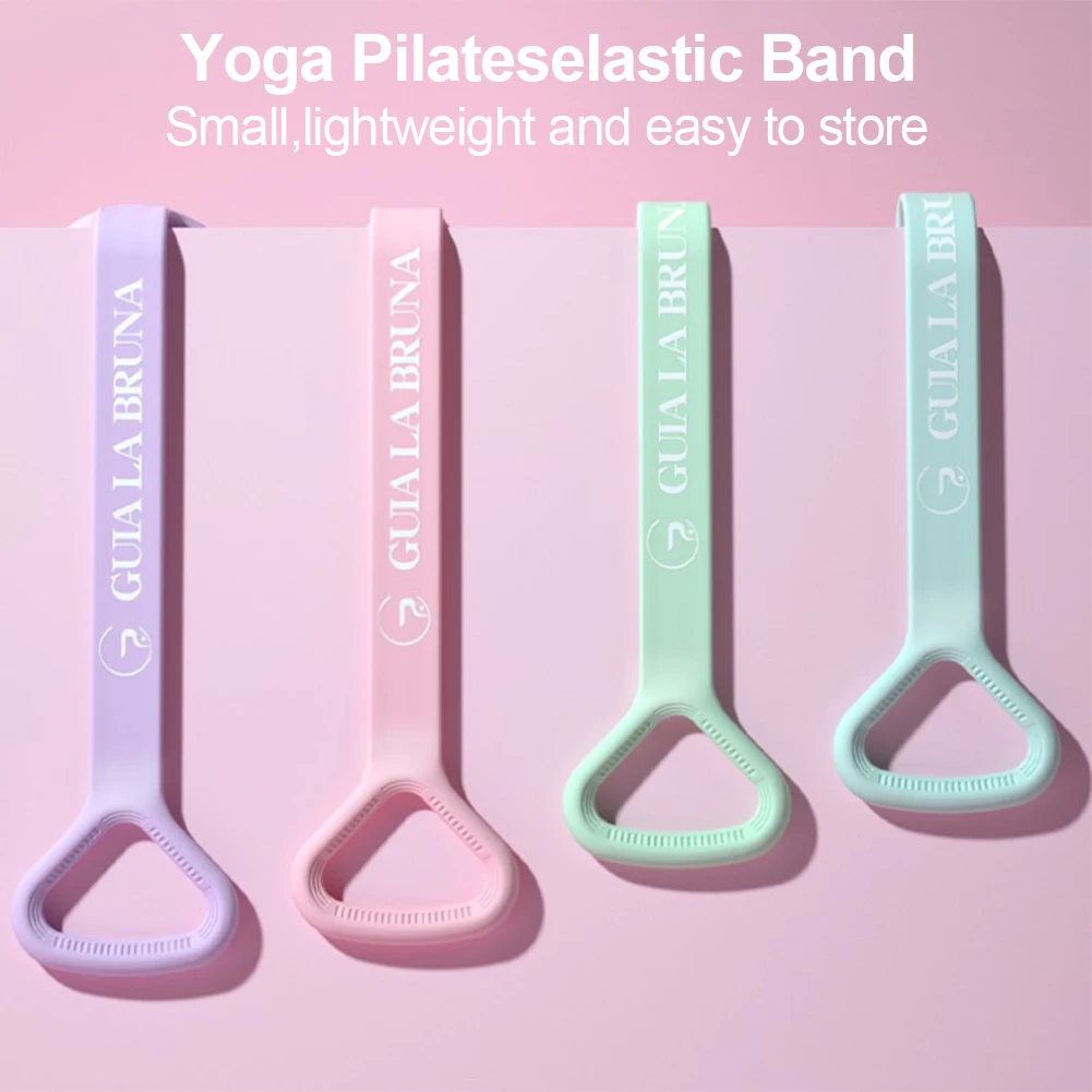 TRE 8 Stretcher Yoga Pilateselastic Band Open Shoulder Beauty Back Fitness Plastic Tension Rope Portable Home Fitness Equipment