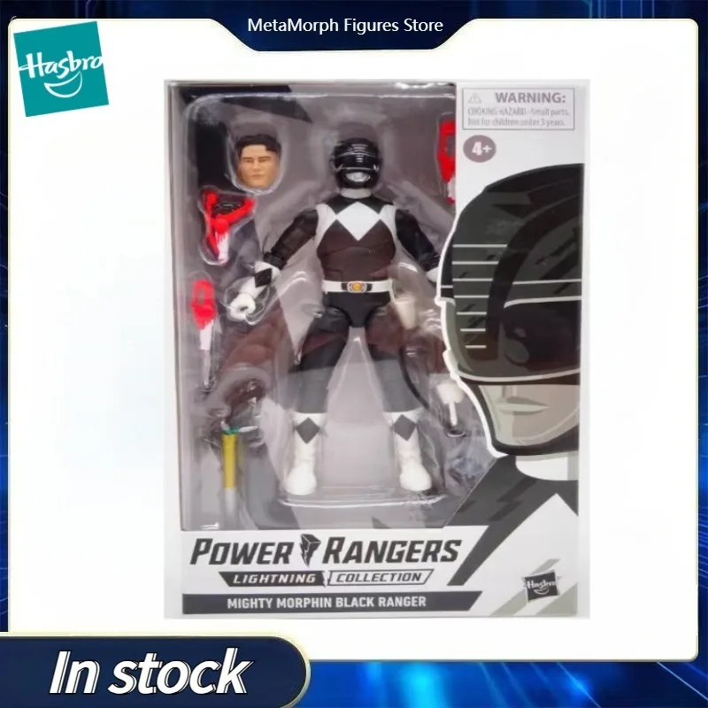 

Оригинальная коллекционная модель игрушек Hasbro Power Rangers Lightning Collection Mighty Morphin Black Ranger Anime Figure