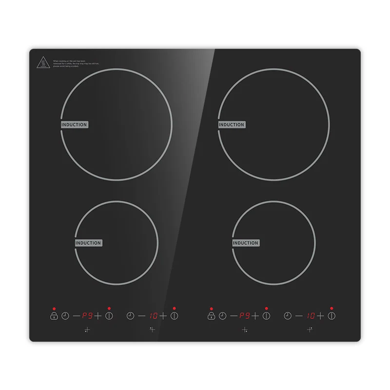 

Induction Cooktop 4 Burners, 24 Inch Induction Stove, Individual Control for Each burner