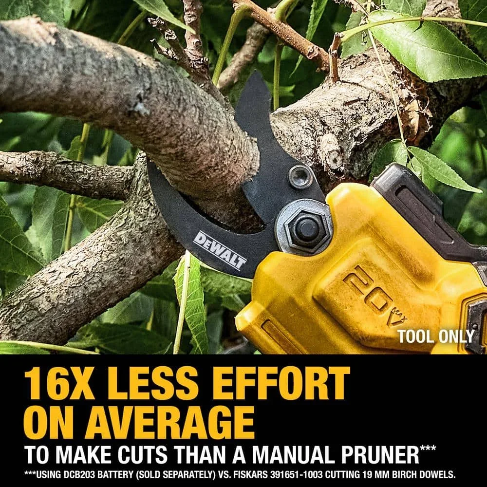 DEWALT Cordless Powered Pruner Kit DCMPP568 With 20V Lithium Battery Rechargeable Shears Pruning Branches Cutter Pruner Scissors