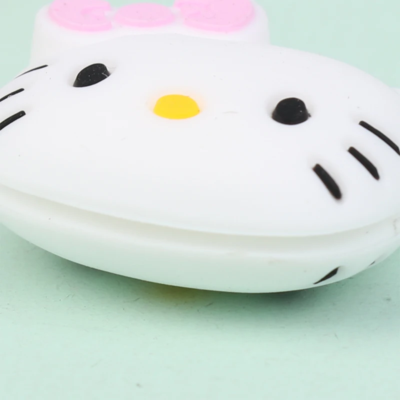 2Pcs Cartoon HelloKitty Stoßdämpfer Silikon Tennis Schläger Stoßdämpfer 3D Tennis Schläger Integrierte Stoßdämpfer Dämpfer