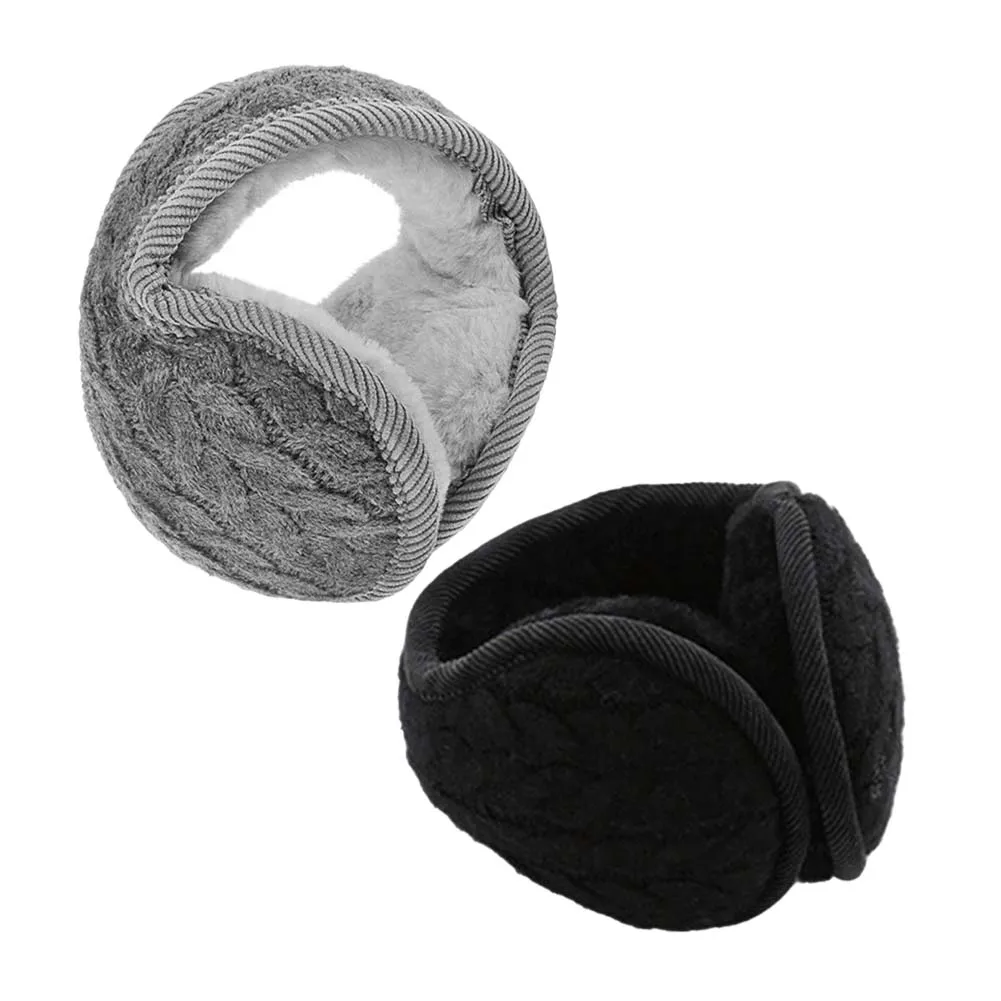 Windproof Earmuffs Men Women Ear Warm Protector Thicken Plush Winter Warm Fleece Earmuff Outdoor Cycling Warmer Soft Ear Muffs