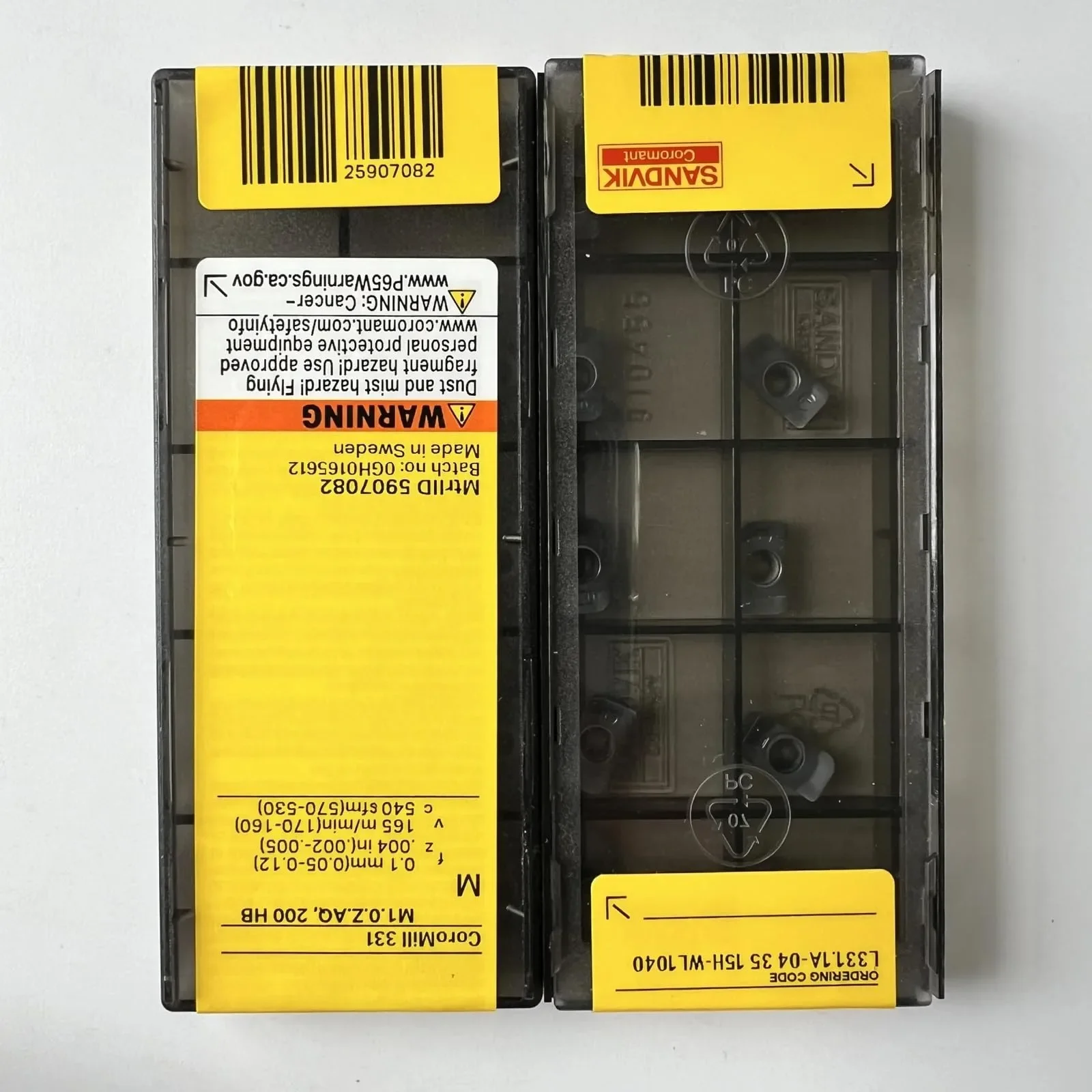 

SANDVIK / L331,1A-043515H-WL 1040 / Hard alloy CNC Blade 10 Pcs