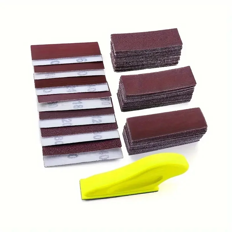 15/36/71/106Pcs Hand Grinder Kit: Mini Detail Grinding Block for 3.5 