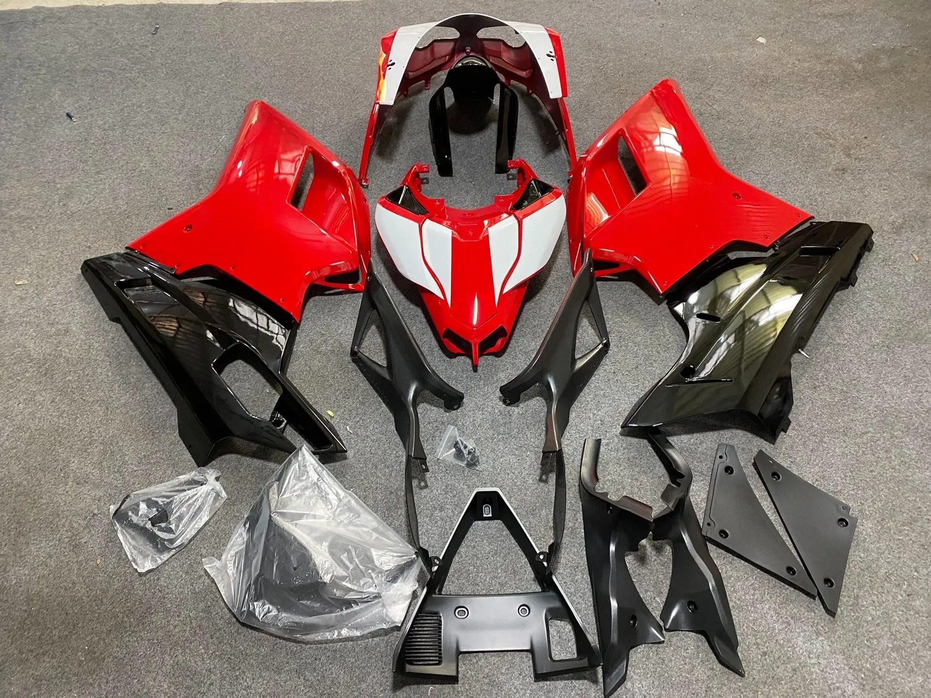 

alone Motorcycle Fairing Kit for Ducati 848 1098 1198 ABS Customized Fairings Motorcycle Fairing Kit