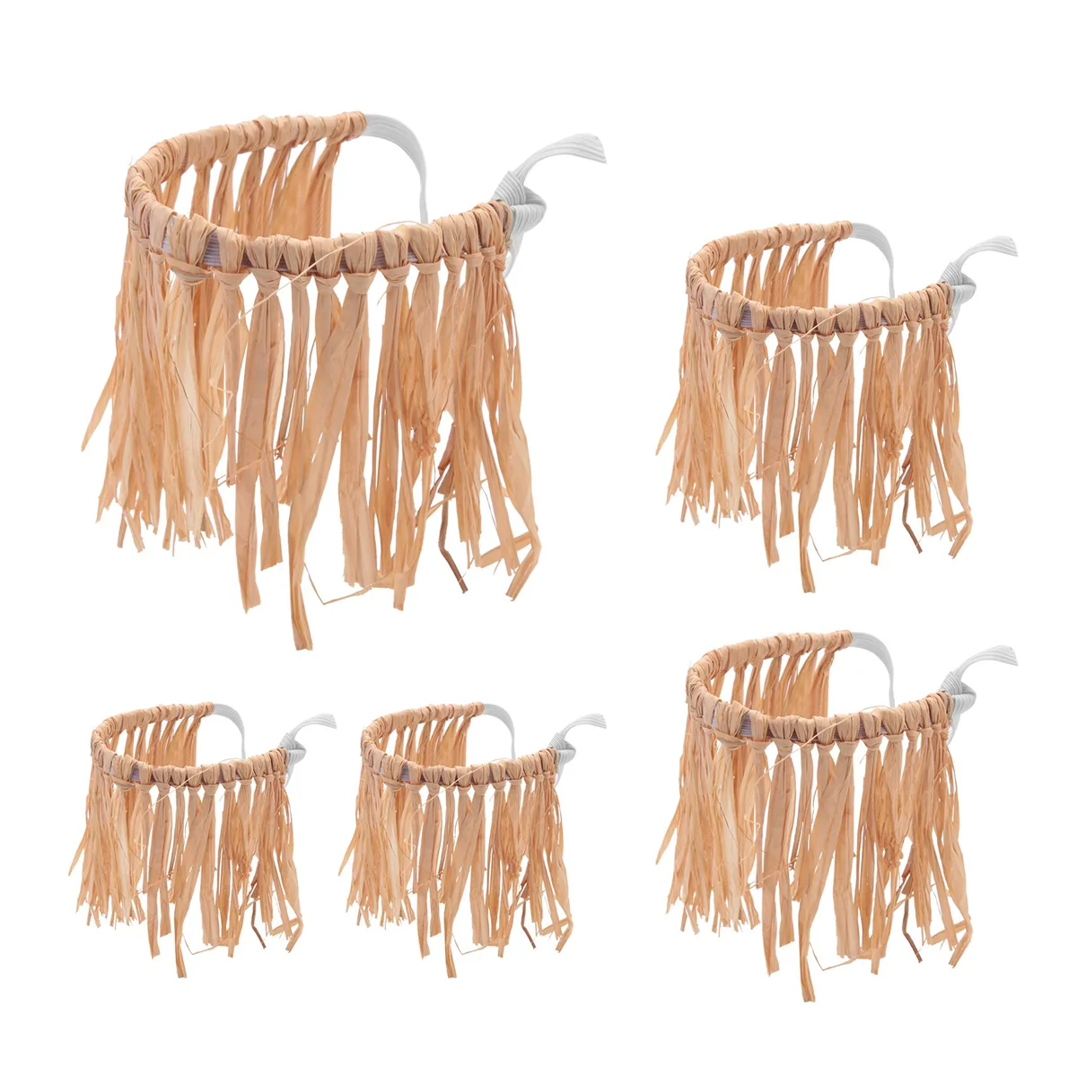 Scarecrow Kit Scarecrow Costume Accessories Decoration Neck Arm and Ankle Ties for Party Accessory Halloween Decoration