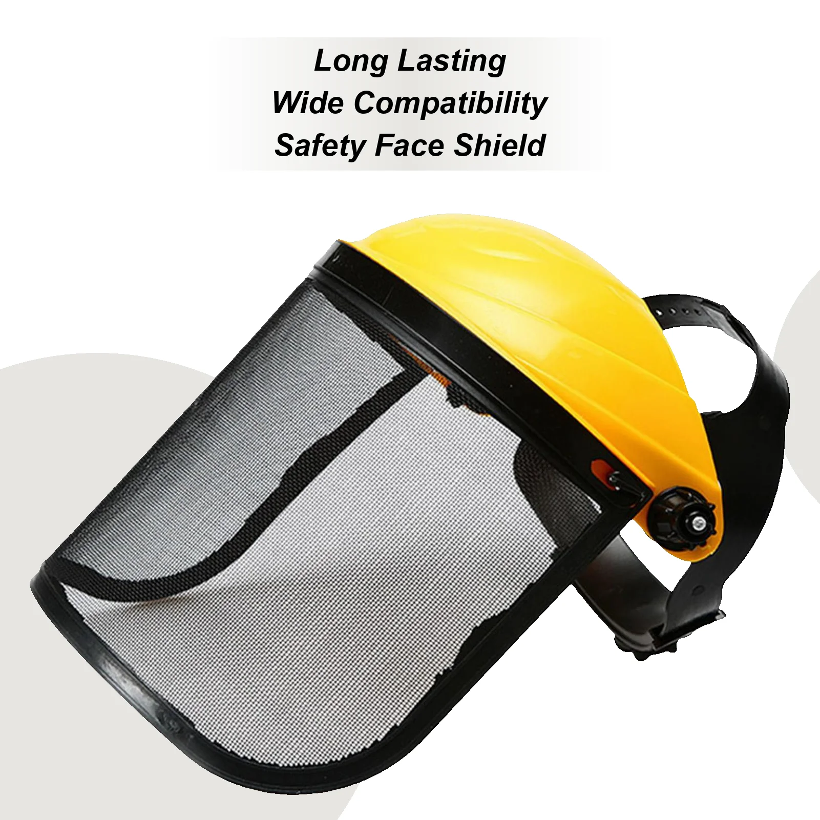 

Прозрачная защитная маска для лица, адаптер для каски с проволочным козырьком, регулируемый головной убор, защитное оборудование для лесозаготовок для мужчин