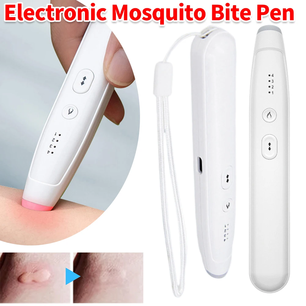 

1-5PCS Anti-Itch Pen Portable Mosquito Insect Bite Relieve Itching Pen Rechargeable Itch Relief Pen for Outdoor Camping Travel