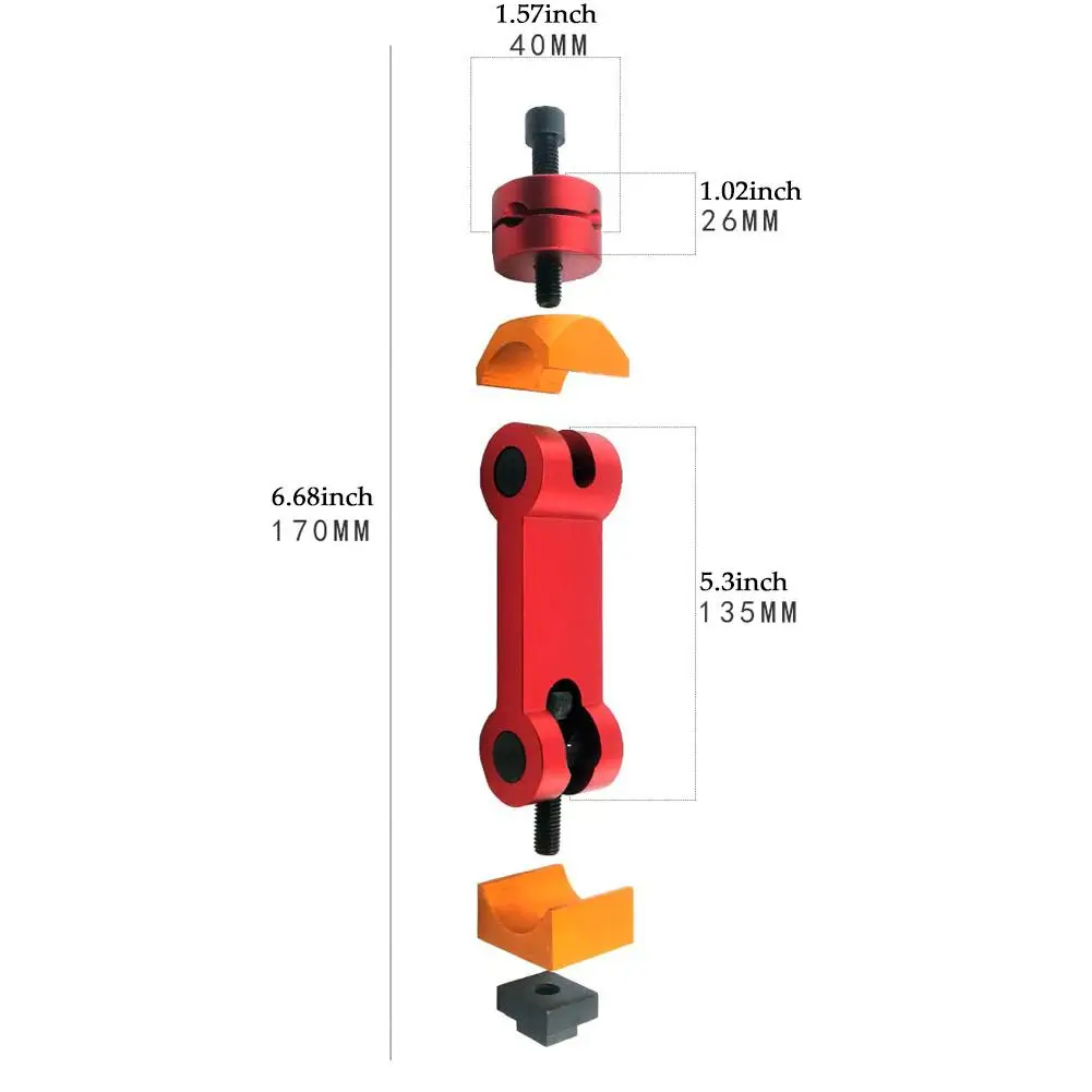 1Set Universal Adjustable Aluminum Alloy Work Stop Locator for CNC Mill Machines Surface Grinding Milling EDM