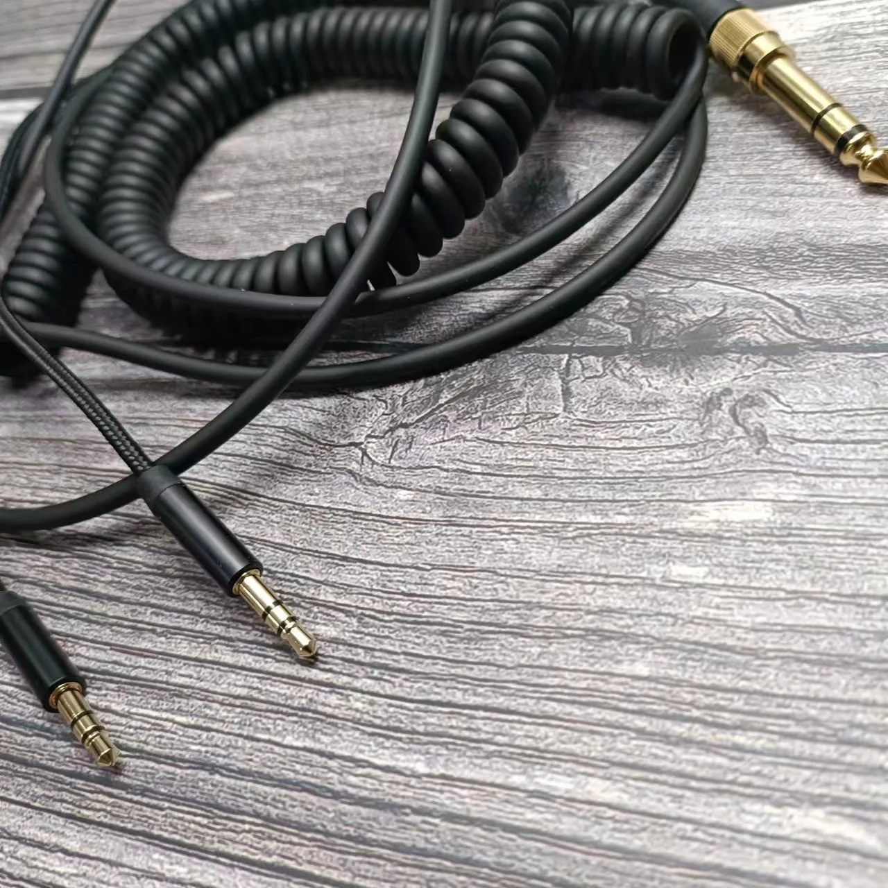 Hochwertiges Audiokabel für Denon AH-D600/D7200/D7100/D9200/D5200 Kopfhörer, 3,5mm+6,35mm auf 3,5mm Stecker, HIFI-Audiokabel. – Detail 4