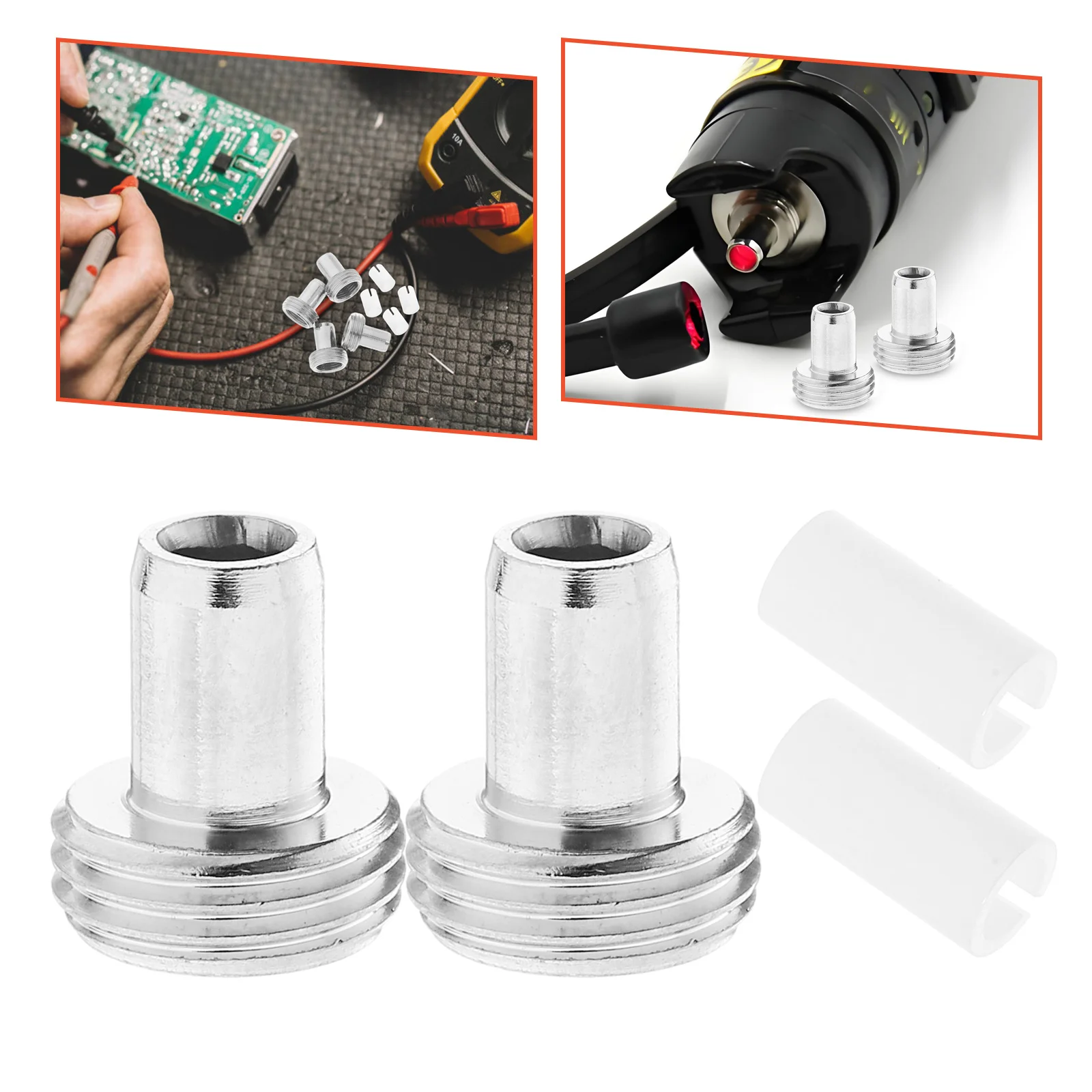 

1 set 1 Set Fiber Optic Replacement Parts Kit Ceramic Core Metal Tip Tube Sleeve Visual Fault Accessory Light Source