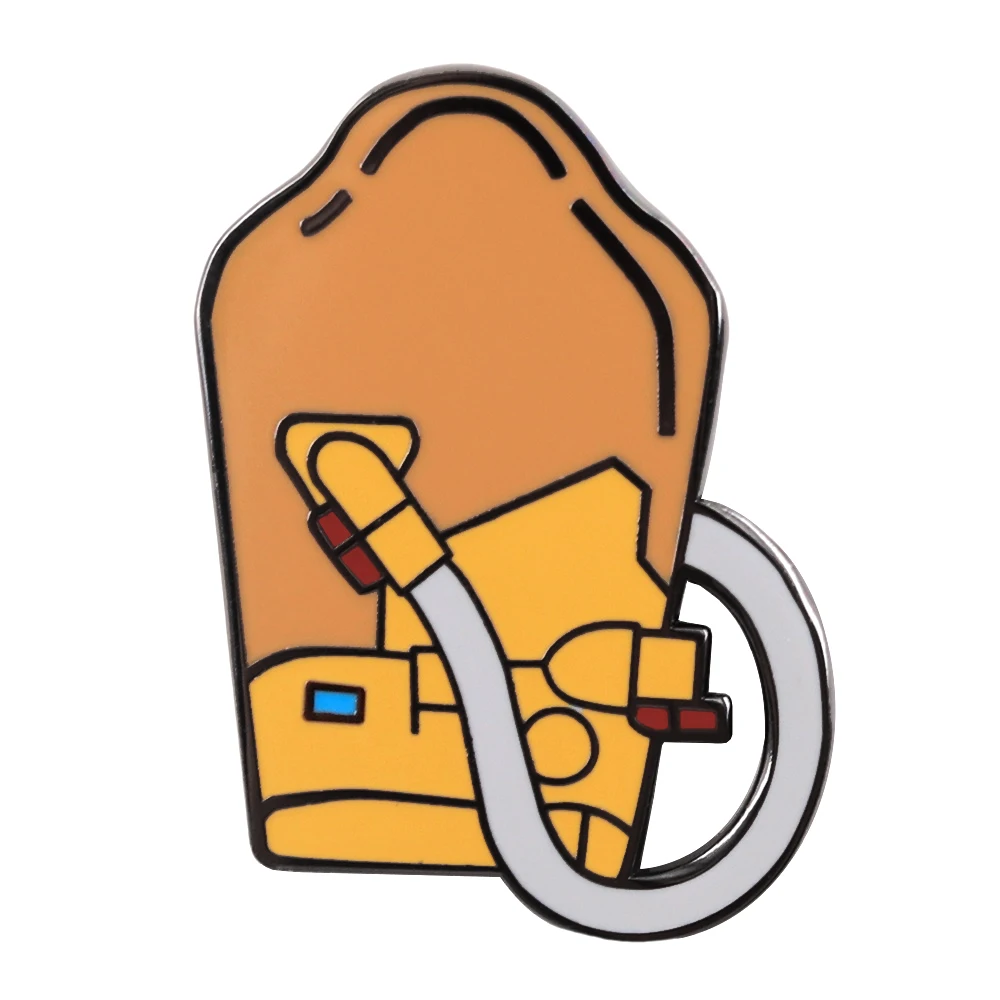 Death stranding bb cabine broche clássico jogo periférico vida cabine esmalte pino moda entusiastas do jogo roupas acessórios presente