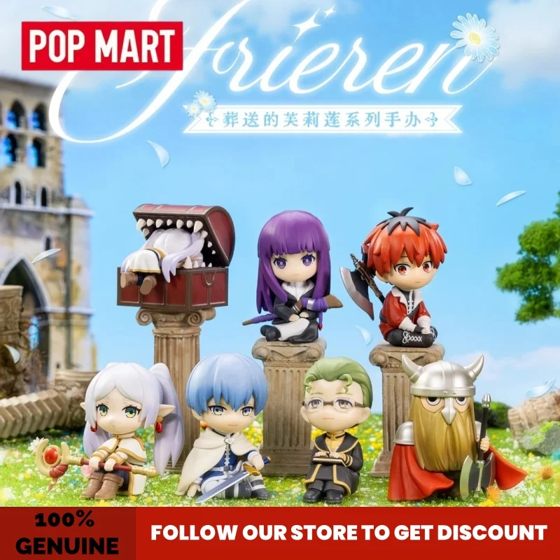 

Pop Mart Himmel Chibi Figure - Frieren beyond Journey's End Official Blind Box Anime Collectible for Desktop Decoration