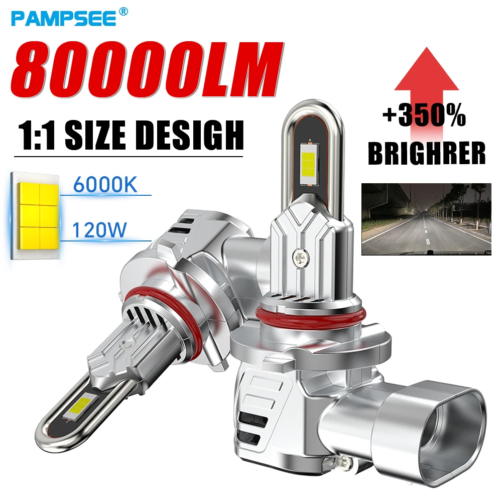 

H11 9005 Super Bright LED CANBUS Bulbs 1:1 Mini Size Wireless Headlight for Car 6000K White Automobile Fog Lights H7 H4 9006 HB3