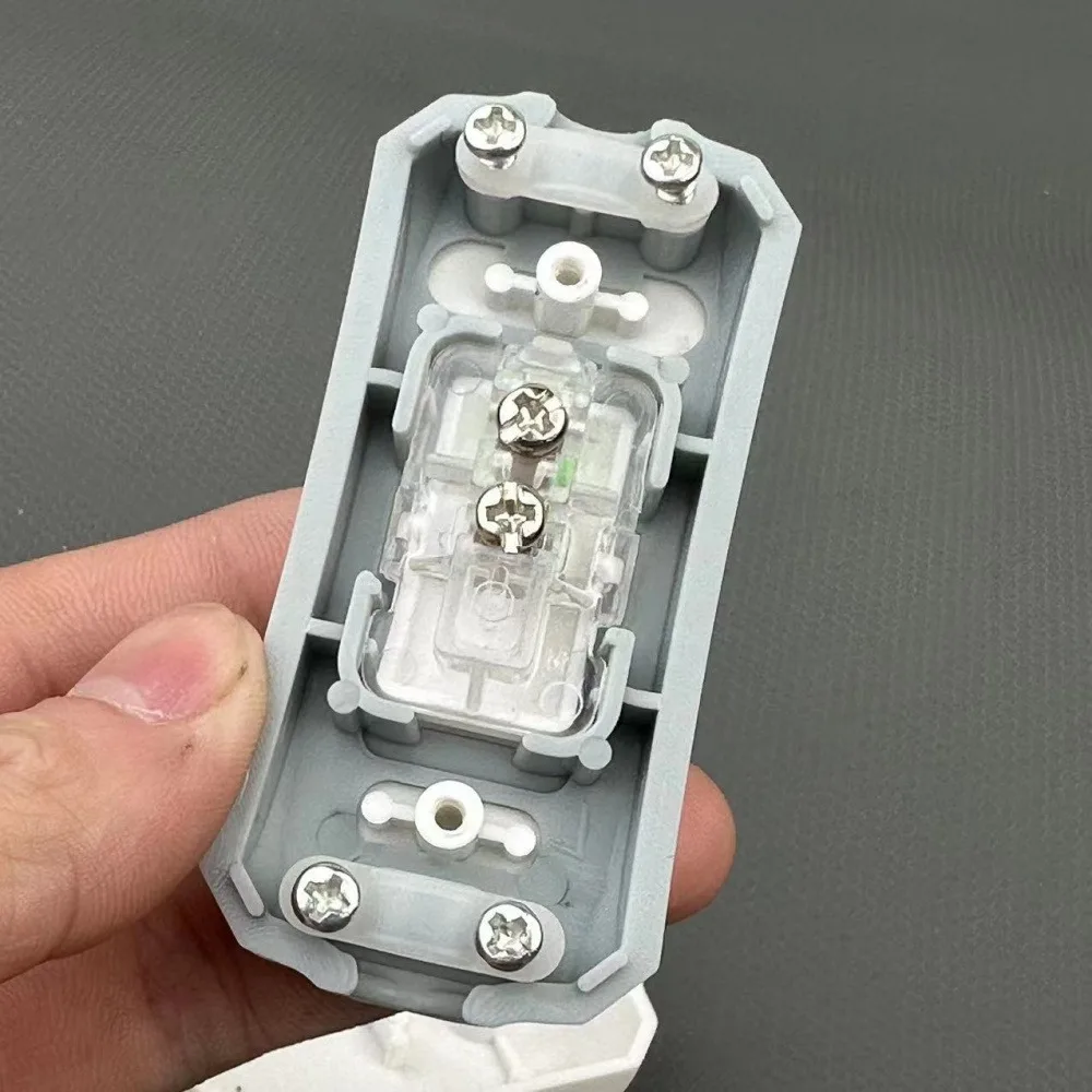 

1PCS 10-16A 250V Boat Shape Switch Small Rocker Button Wiring Switch Hand Pinch Table Lamp Small Appliance Push Button Switch