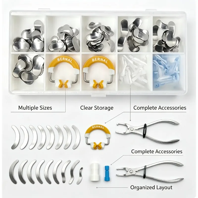 Dentistry HighQuality Dental Materials Segmented Impression System Kit BERNALs BeanShaped Molding System Kit Dental Materials