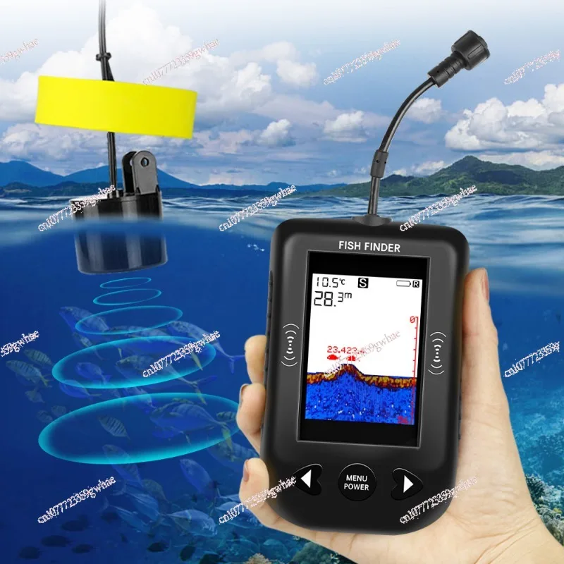 

Sonar Fish Finder Smart Night Fishing Color HD Wired Ultrasonic Detector
