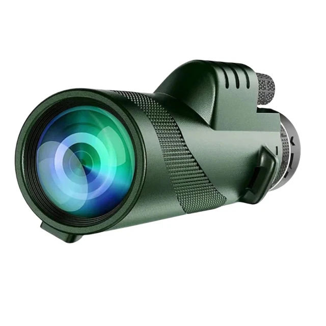 80x100 Draagbare Zoom HD 5000M Telescoop Opvouwbare Lange Afstand Mini Krachtige Telescoop voor Jacht Sport Outdoor Camping Reizen