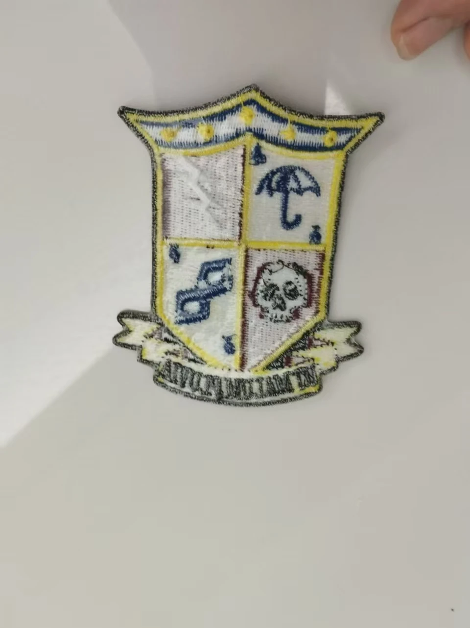 The Skull Umbrella Lightning Academy Maths Embroidery Clothes Patches For Clothing Cap Jeans Stickers