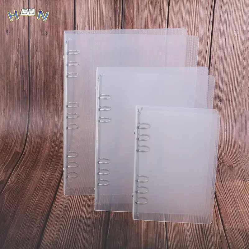 Ring Binder B5/a567 Pp Notebook Planner PP Cover Accessory Office School Supplies Stationery Store Transparent 6 Holes Creative