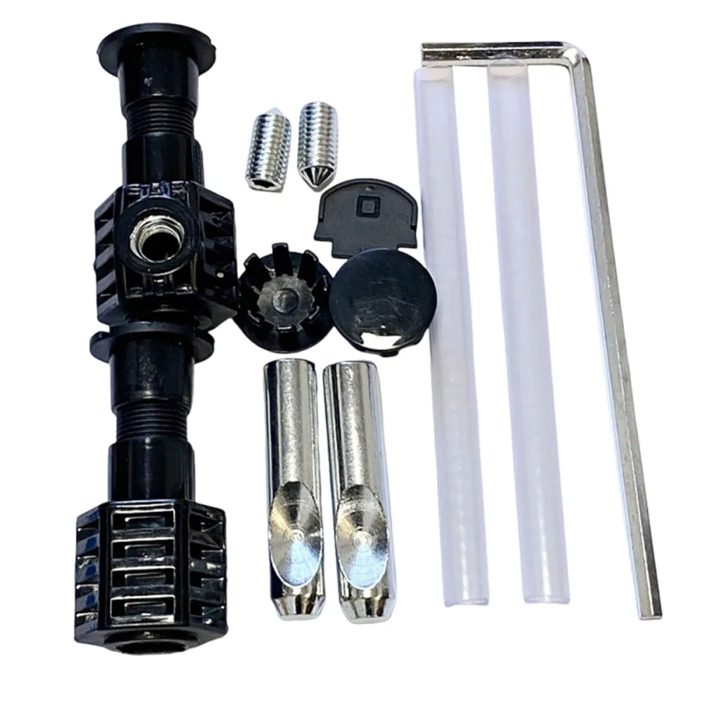 Complete toilet fixing components kit 1 pair for wall mounted toilets constructed from plastic and stainless steel for stability