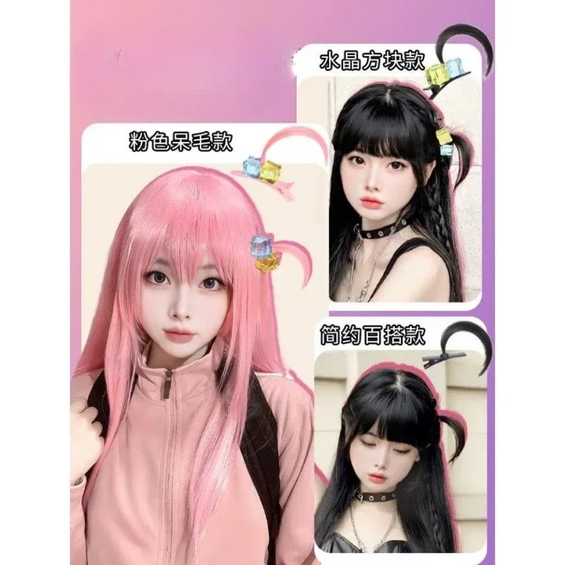 Bocchi The Rock GotohHitori Hairpins Anime Peripherals Cute Cartoon Hair Accessories Japanese Kawaii Cosplay Props Goods Gifts