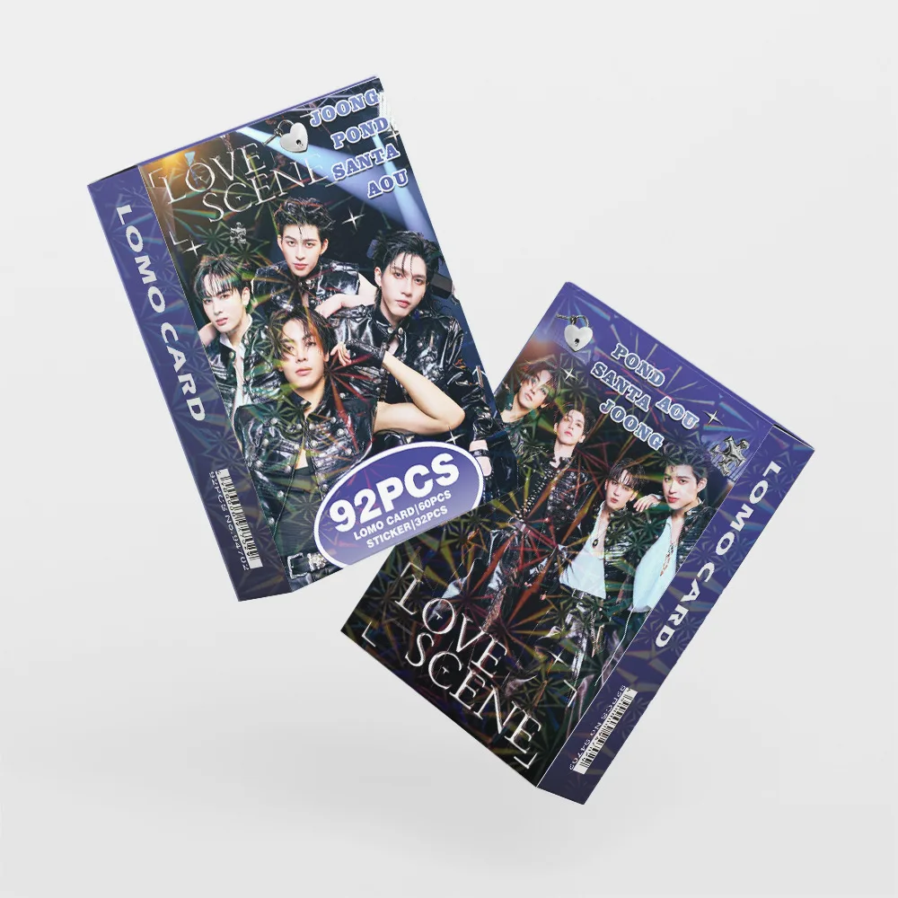 Nova Chegada JASP.ER Thai GMM Idols Lomo Cards Stickers Pond Santa Joong Aou Love Scene Album Fashion Photocards Decals Presente para Fãs