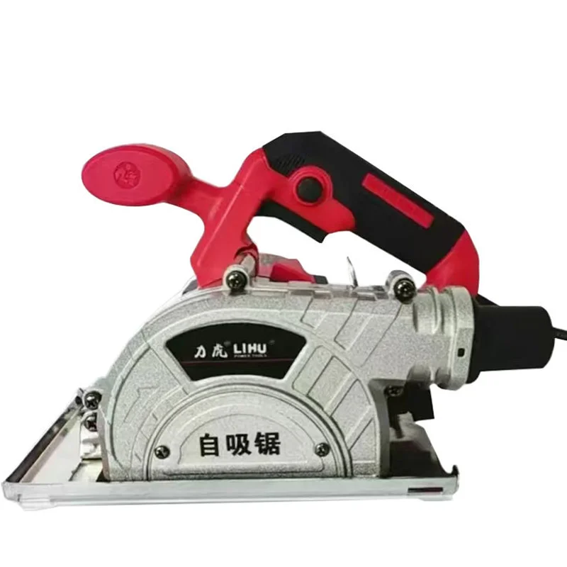 Электрическая циркулярная пила 220 В, 1350 Вт, 4 дюйма, 125 мм, многофункциональный режущий станок, беспыльная деревообрабатывающая пила, электроинструмент, 12800 об/мин