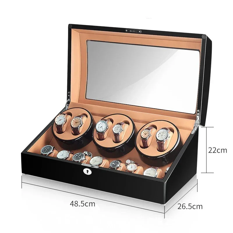 Automatic Rotating Watch Winders Silent Mechanism Movement Watches Winding Device Men Mechanical Wrist Watch Organizer Boxes