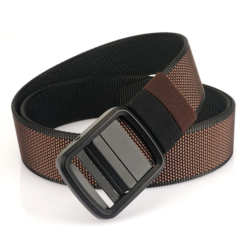

Modern Nylon Men Belt No Hole Design Soft Adjustable Web Belt Comfortable Classic Ratchet Belts Casual Occasions