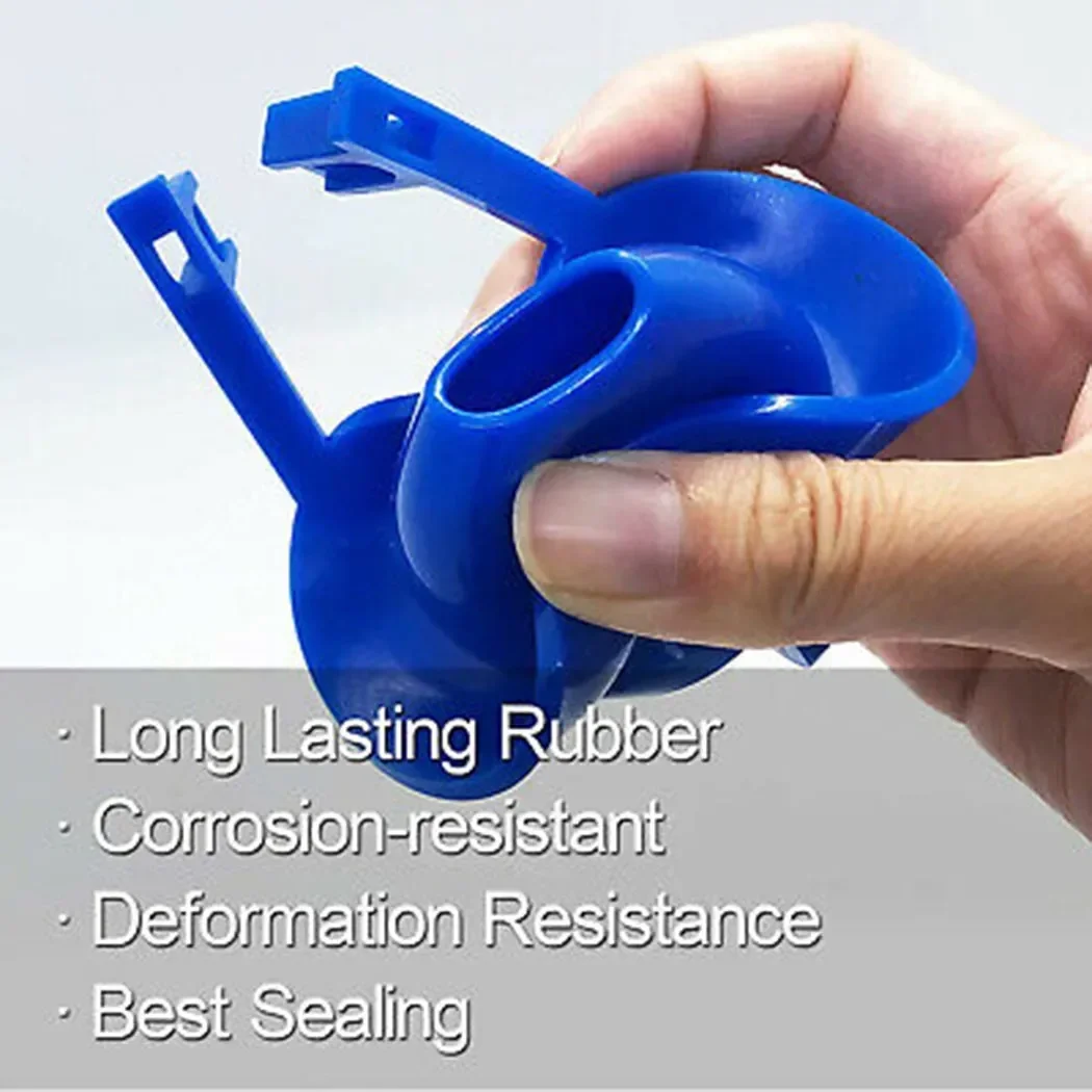 المطاط استنزاف دافق صمامات خزان تركيبات المنزلية المرحاض استنزاف صمام دافق استبدال المطاط الزعنفة أداة الحمام #6