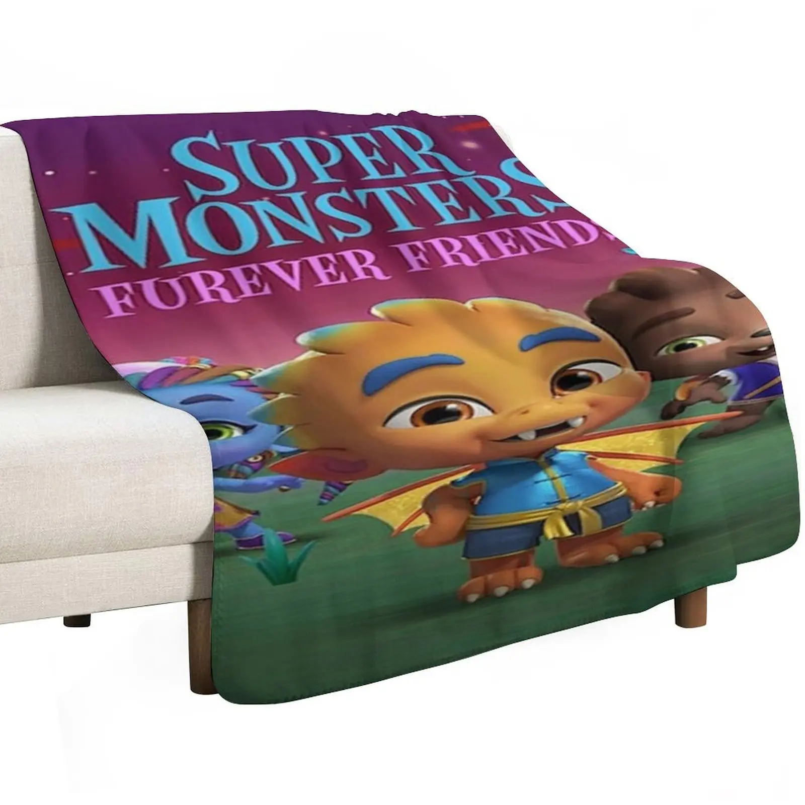 Super Monsters, Super mini monstres Throw Blanket Soft Big for winter Blankets For Baby Sleeping Bag heavy to sleep Blankets