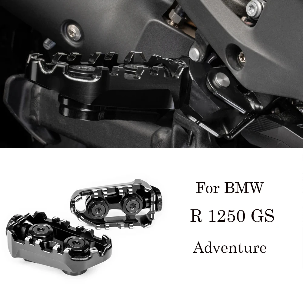 

For BMW R 1250 GS Motorcycle Conversion Footpegs Driver's Footrests R1250 Accessories Foot Braces R1250GS LC Adventure Footrests