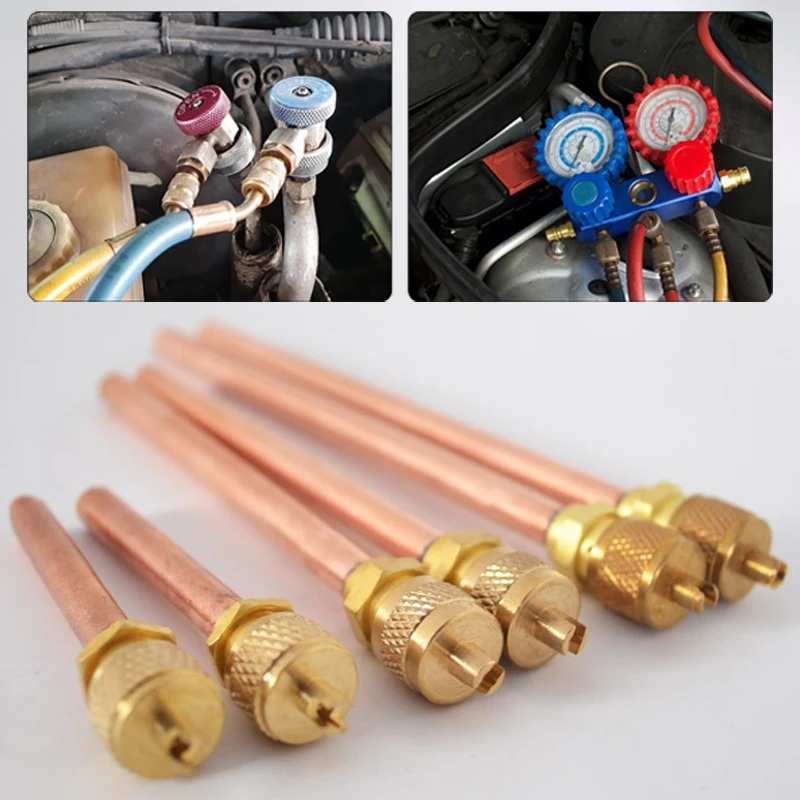 Air Conditioning Liquid Filling Valves Refrigerator Check Valve Fridge Piercing Refrigerant Access Parts Service Access Welded