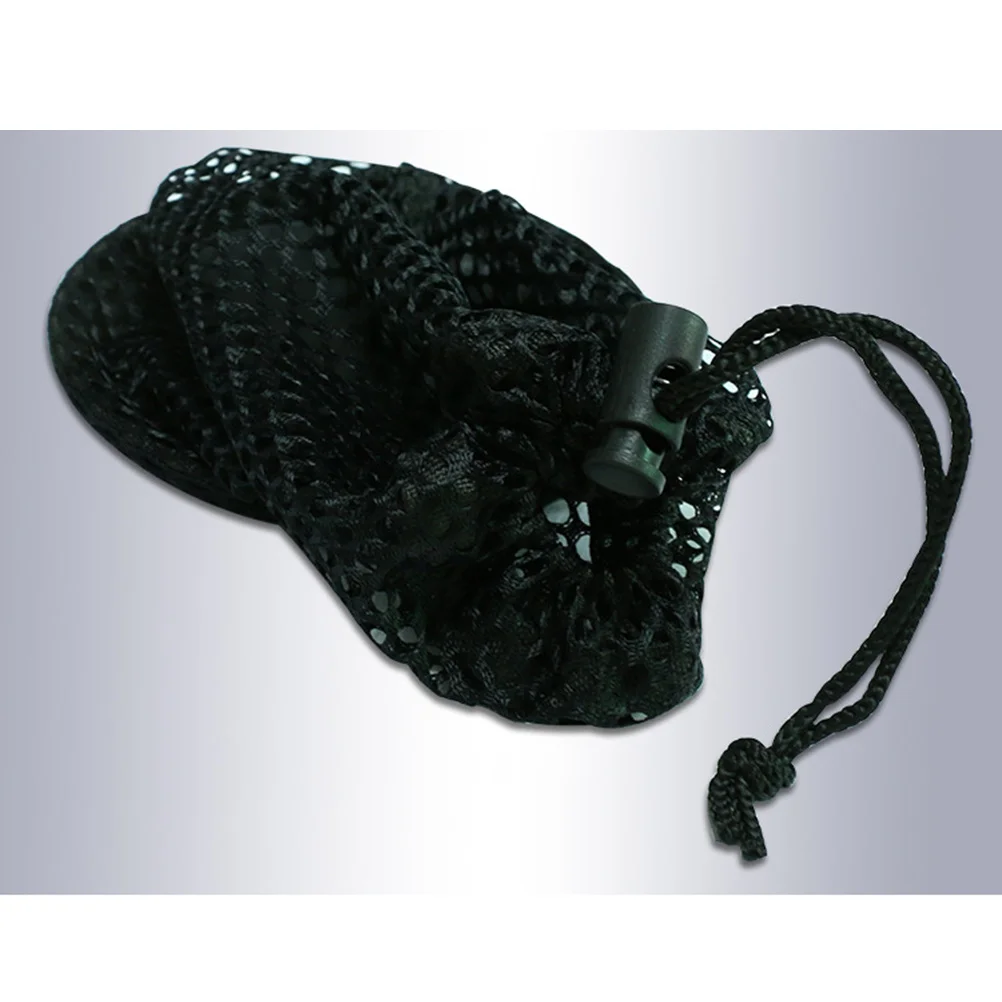 4 قطع حقيبة شبكية لكرة الجولف بتصميم مدمج قابل للطي مع قفل سلك قوي لراحة كرة التنس والنشاط الخارجي