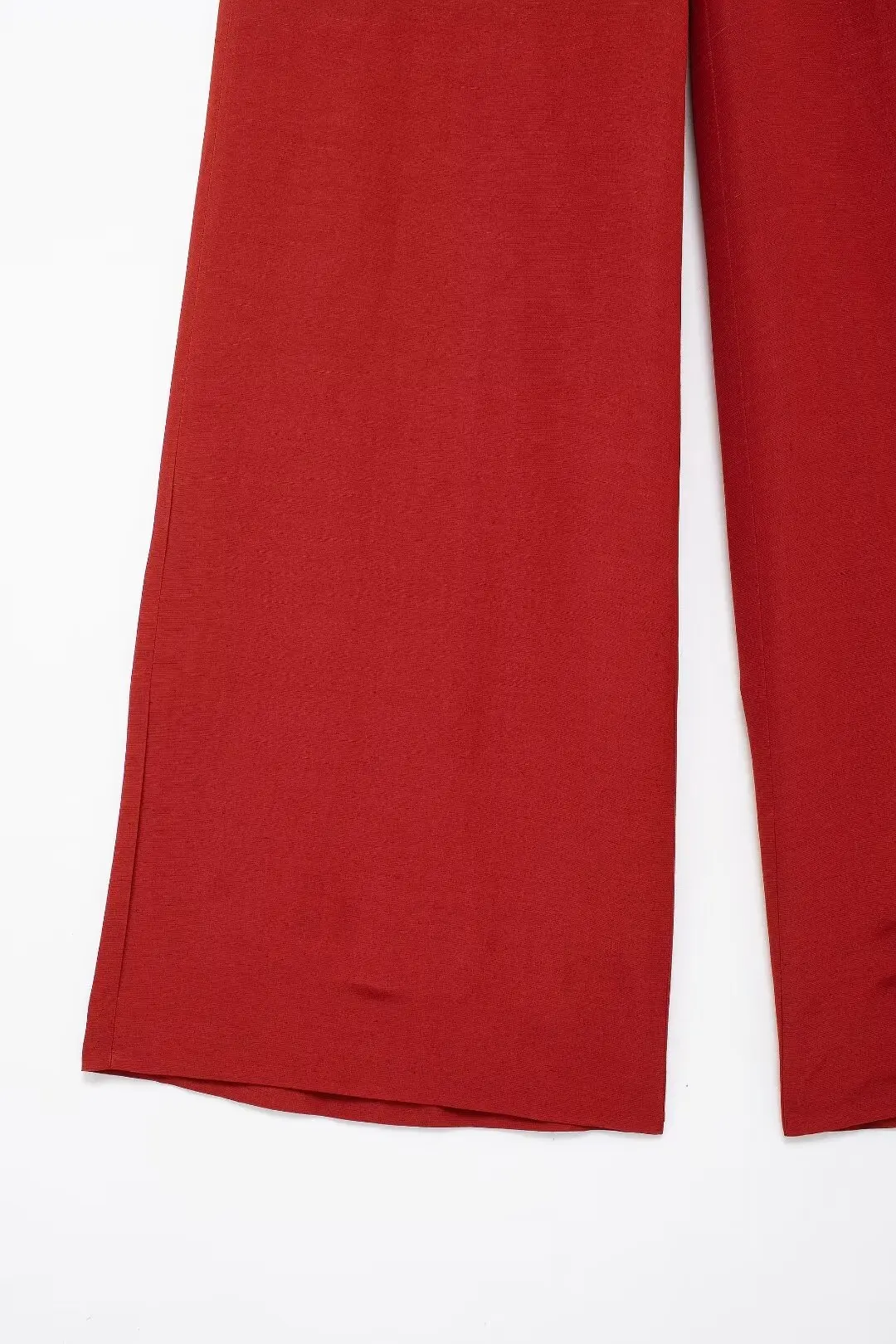 TRAF Red Wide Leg Pants for Women High Waist Baggy Pants Woman Summer Loose Pants Women 2024 Streetwear Casual Woman Trousers